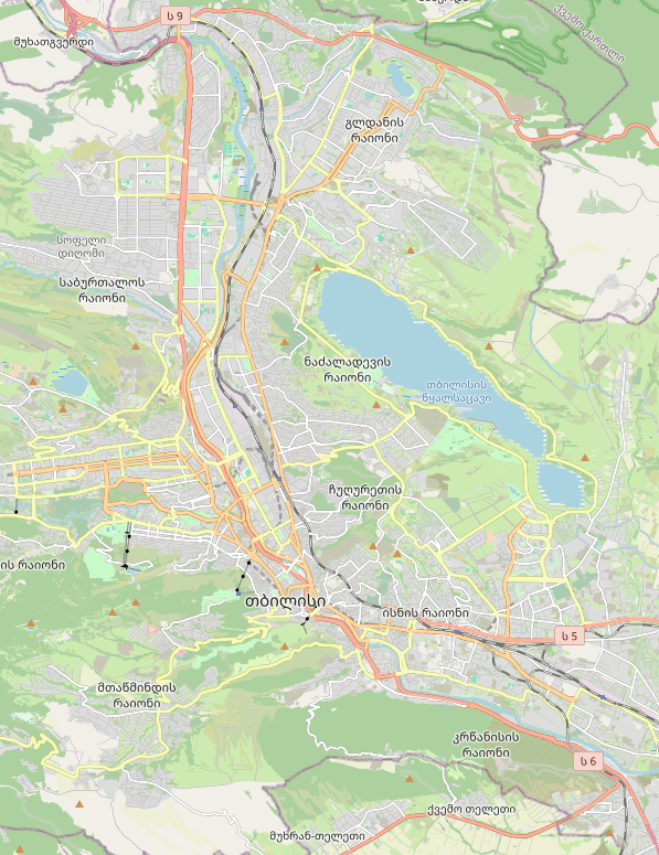 Классические тайлы OSM
